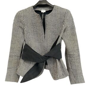 Armani size 40 (6) vintage large wrap bow blazer